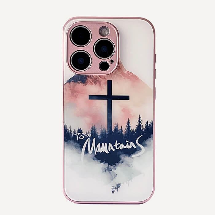 Mountain Rose Cross-Christian Phone Case-PC12